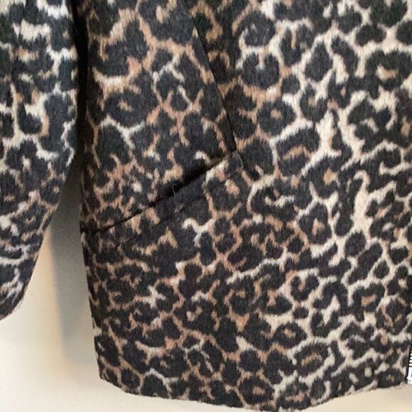 Mango Casual Leopard Jacket XXS-XS - Picture 3 of 8